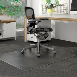 Clear Multitask PVC Office Chair Floor Mat 