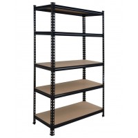 Rivet 5 Layer Shelving with MDF Board 1830H x 1200W x 450D