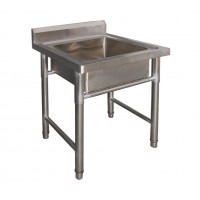 Stainless Steel Commercial Kitchen Single Sink