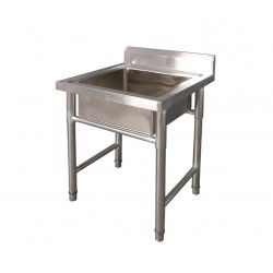 Stainless Steel Commercial Kitchen Single Sink
