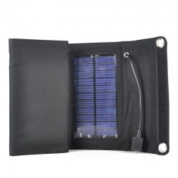 7W Outdoor Folding Portable Solar USB Charging Panel
