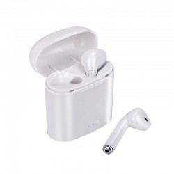 Universal Wireless Bluetooth Earphone In-Ear Earbuds With Mic White