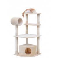 120CM Four Level Cat Tree with Condo Tunnel