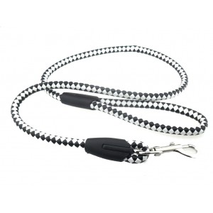 Leather Woven Round Rope Leash