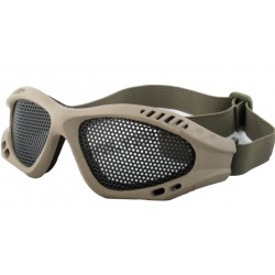 Tactical Equipment Metal Wire Mesh Airsoft Safety Goggle