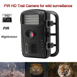 Waterproof Hunting Trail Camera - Black