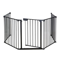 Foldable Baby Safety Fence Fire Gate 5pc
