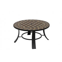 76cm Steel Round Firepit Table
