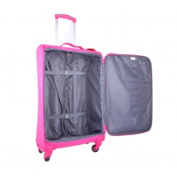 3pc Super Light Trolley Case Wheeled Travel Suitcase Luggage Pink