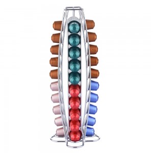 40 Capsule Coffee Pod Holder Tower Stand Rack