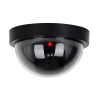 Dummy Security CCTV Camera with Flashing Red LED Light