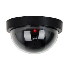 Dummy Security CCTV Camera with Flashing Red LED Light