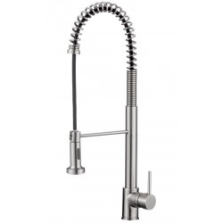 Modern Single Lever Pull Down Kitchen Faucet Chrome