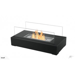 Real Flame Rectangular Fireplace with extinguisher